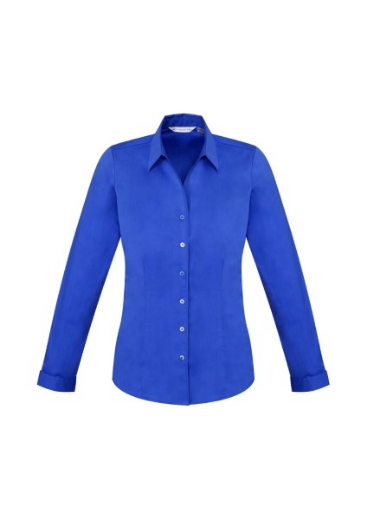 Picture of Biz Collection Ladies Monaco Shirt Long Sleeve Cotton Rich
